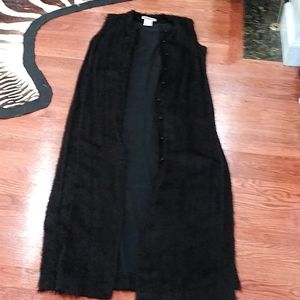 Issey Miyake black duster